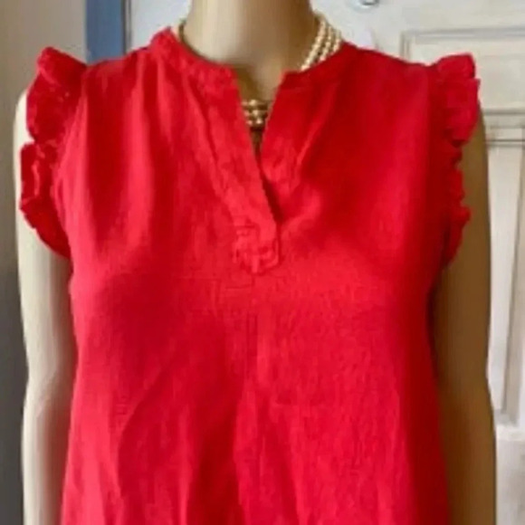 Just living Linen Blend Beach Summer Minimalism Tank Dress Women Size XS - Picture 6 of 7